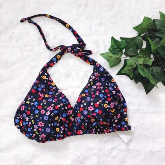 GAP Floral Mix Triangle Bikini Top - Picture 3 of 8